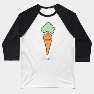 Happy Carrot Baseball T-Shirt